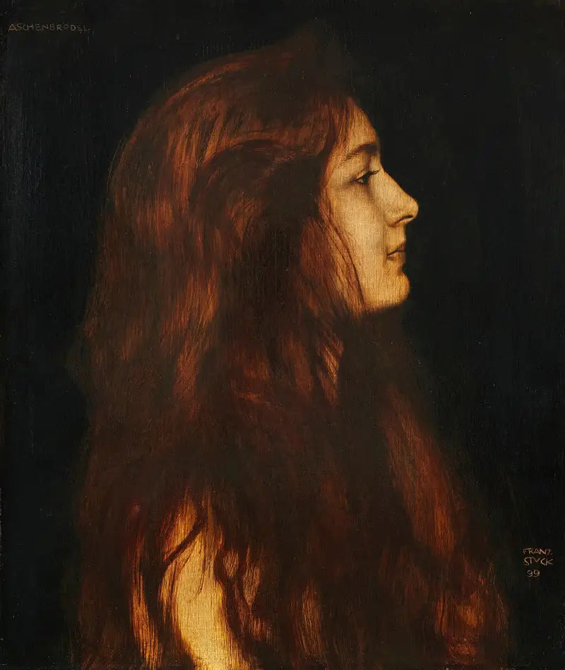 Reproduction du tableau « Cendrillon - Franz Von Stuck » par Alpha Reproduction en peinture à l’huile