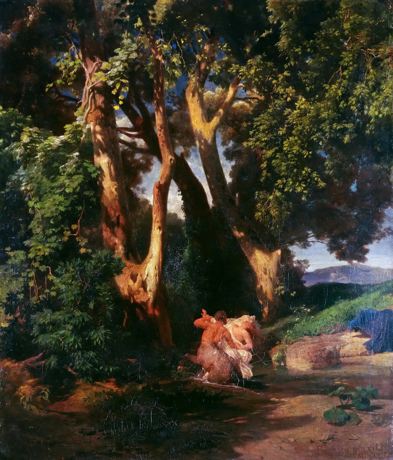 Centaur i Nimfa - Arnold Böcklin