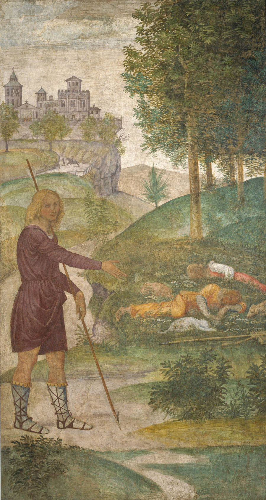 Céphale et les nymphes - Bernardino Luini