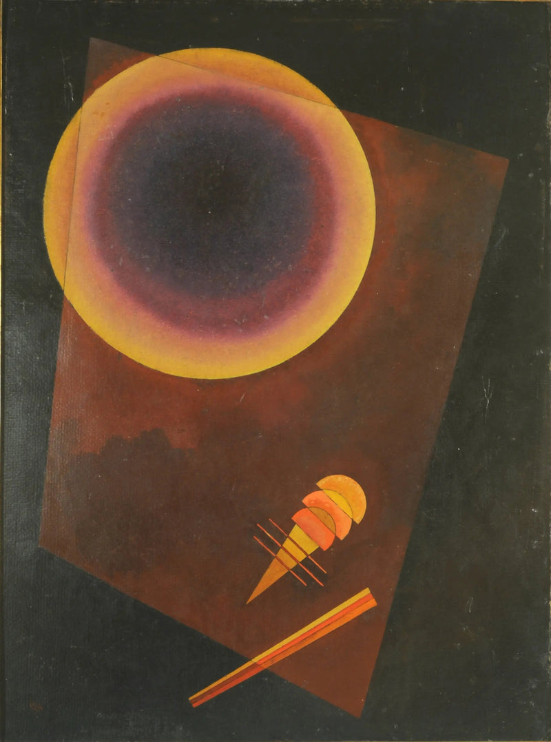 Krąg (z brązem) - Wasilij Kandinsky