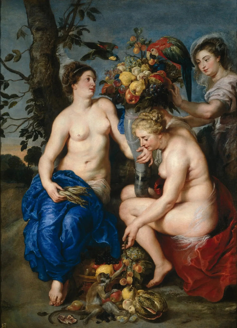 Ceres i dwie nimfy - Peter Paul Rubens