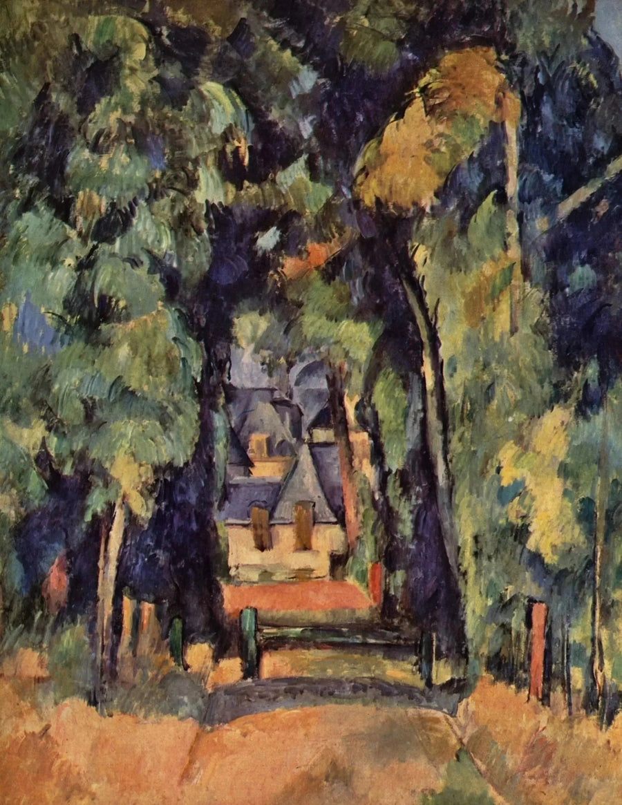 Aleja w Chantilly - Paul Cézanne
