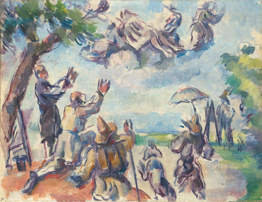 Apoteoza Delacroix - Paul Cézanne