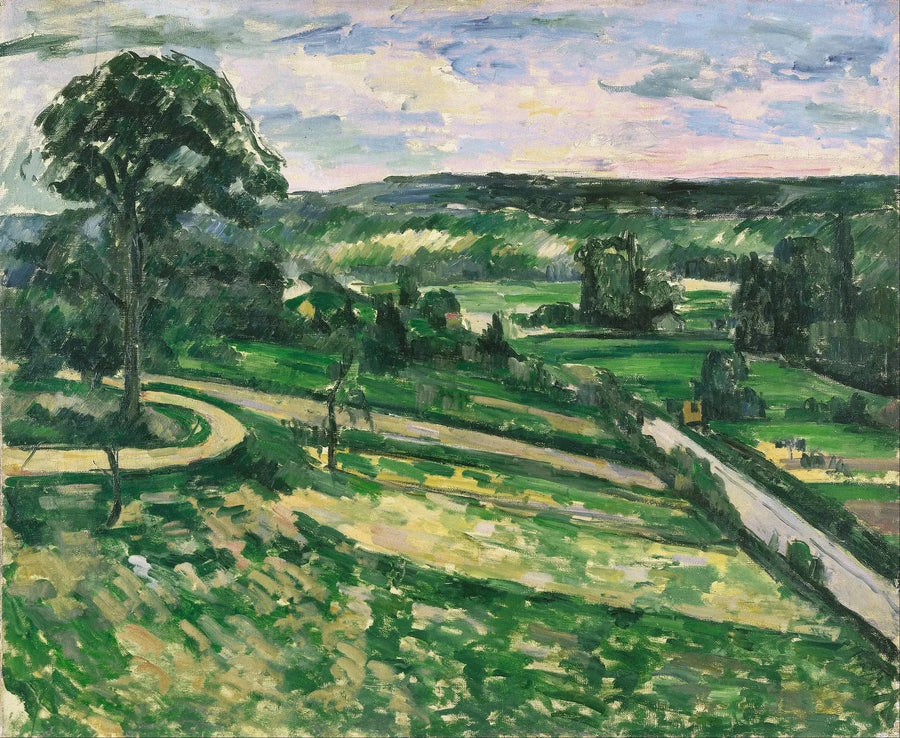Drzewo na zakręcie - Paul Cézanne
