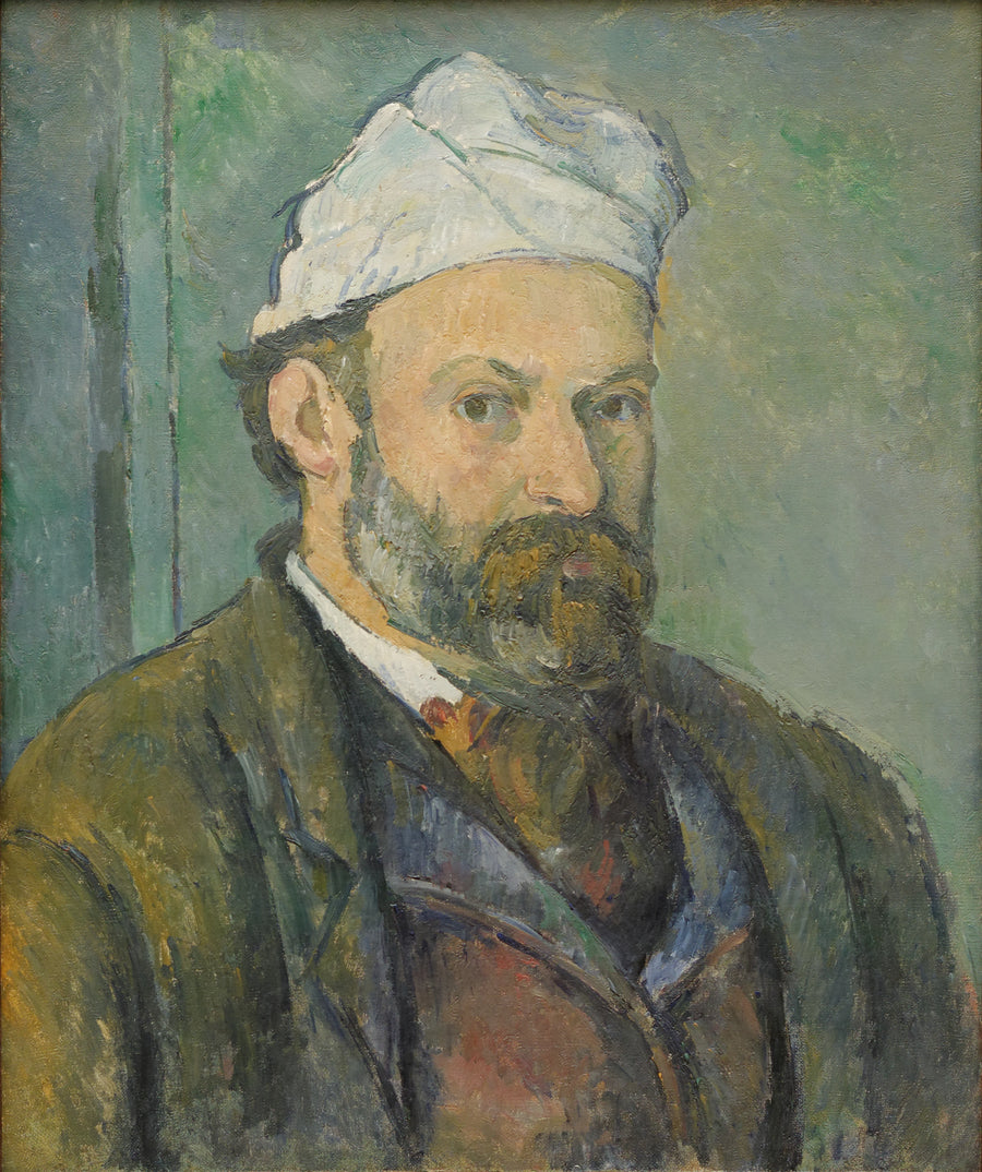 Portret artysty w białej czapce - Paul Cézanne