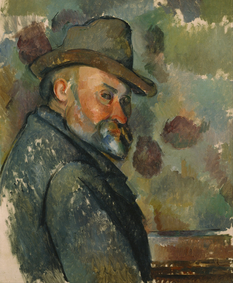 Autoportret w kapeluszu - Paul Cézanne