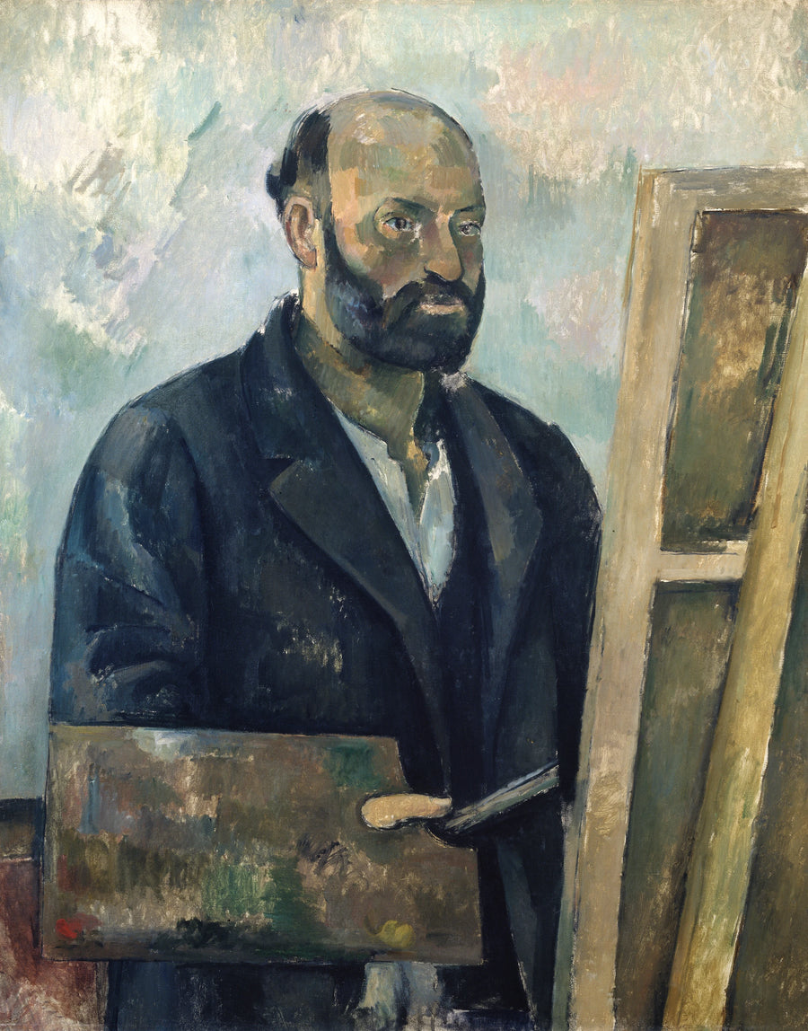 Autoportret z paletą - Paul Cézanne