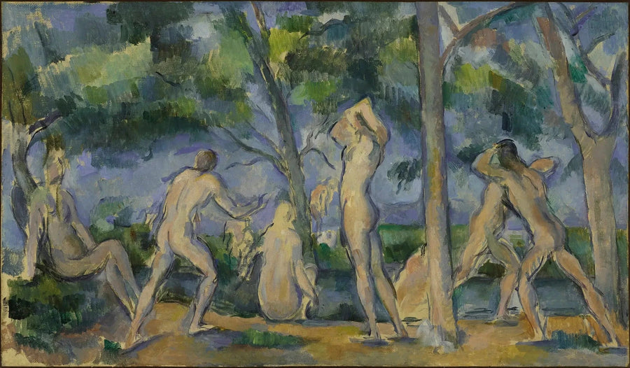 Kąpiący się - Paul Cézanne