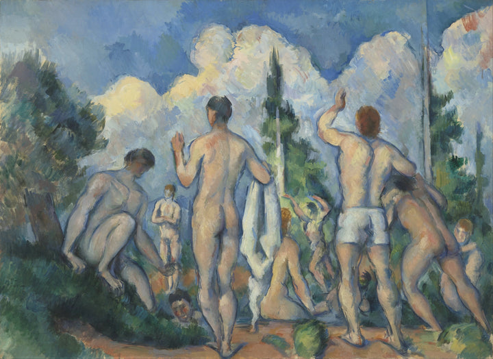 Kąpiący się, około 1890 - Paul Cézanne