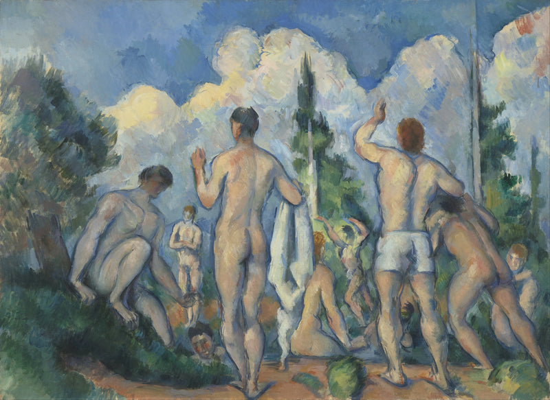 Kąpiący się - Paul Cézanne