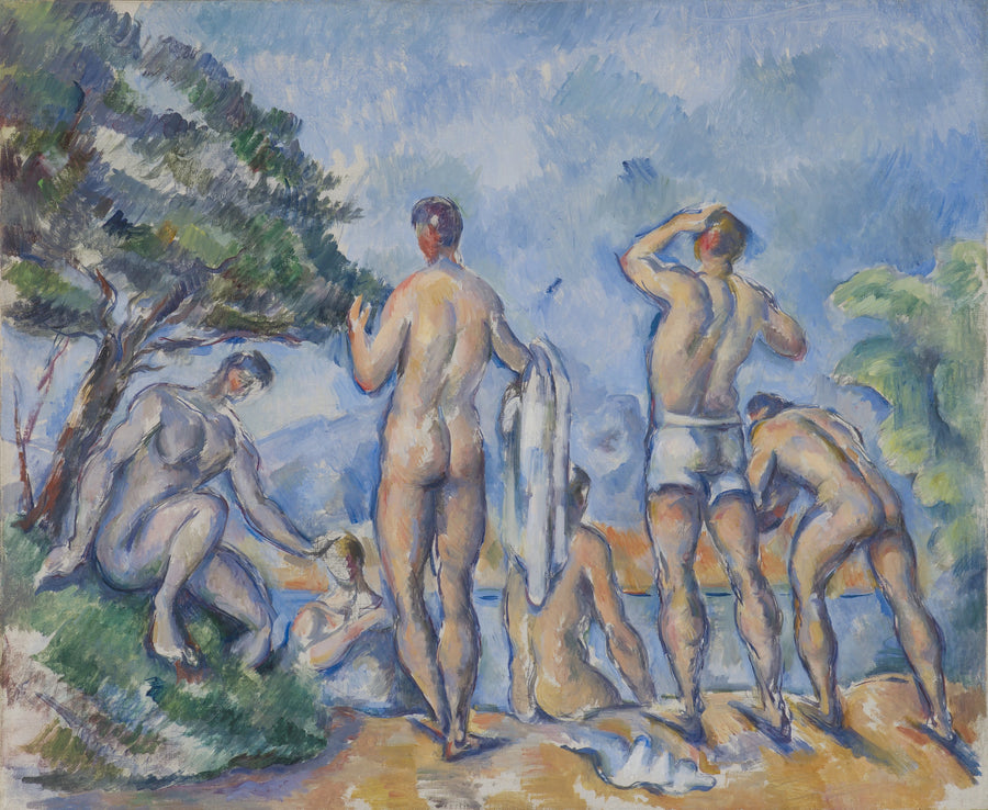 Kąpiący się - Paul Cézanne