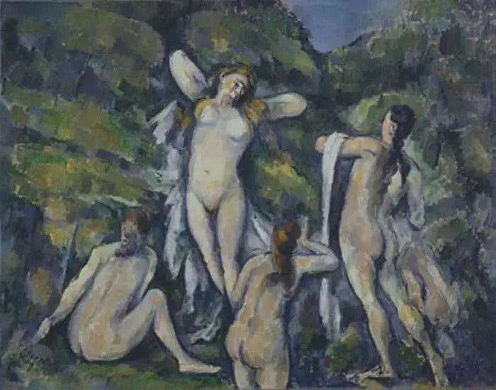 Kąpiące się - Paul Cézanne