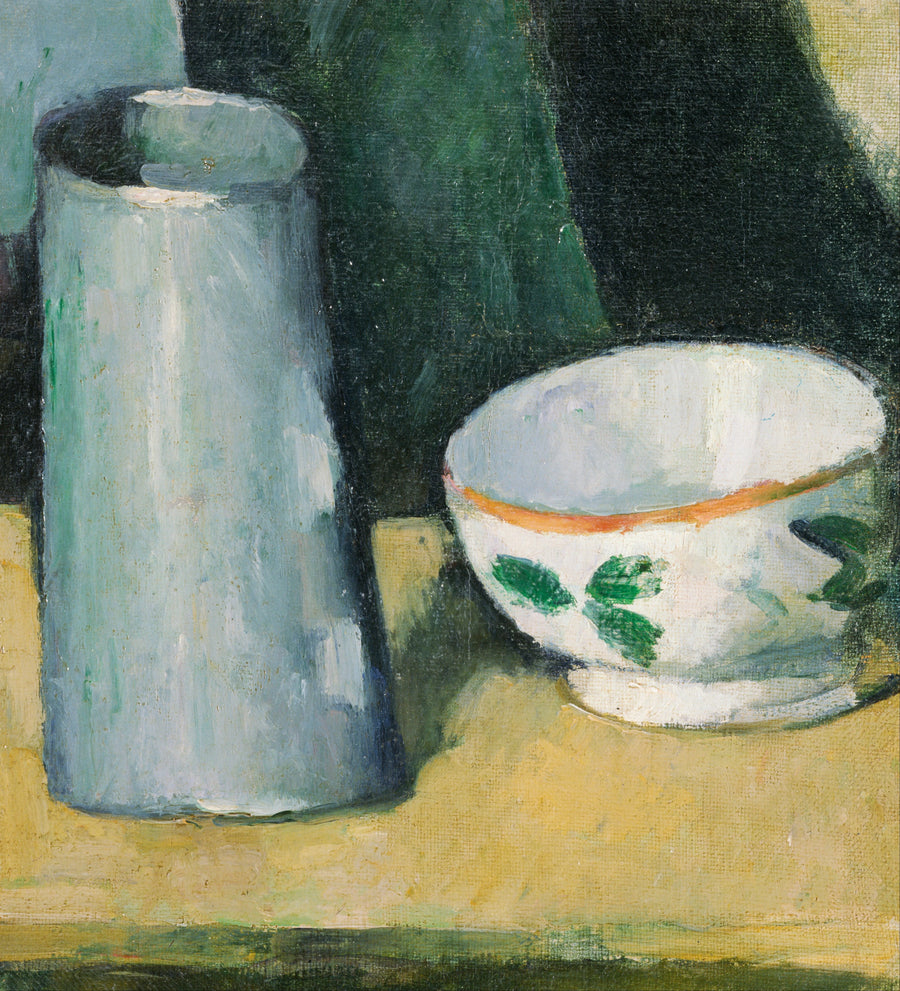 Miska i pudełko na mleko - Paul Cézanne