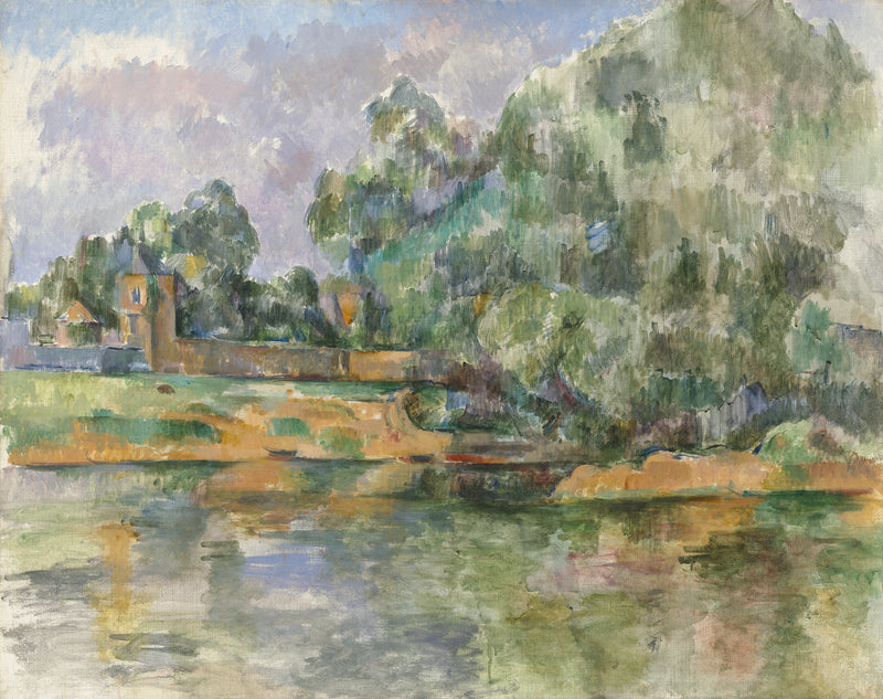 Pejzaż nad wodą - Paul Cézanne