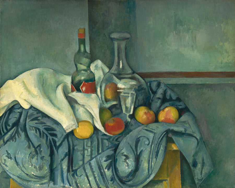 Butelka mięty pieprzowej - Paul Cézanne