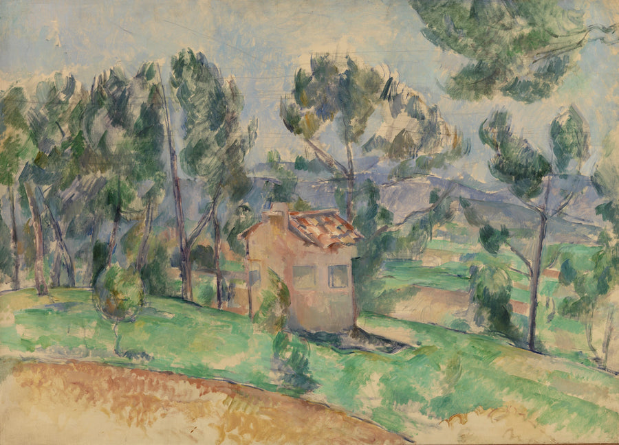 Domek myśliwski w Prowansji - Paul Cézanne