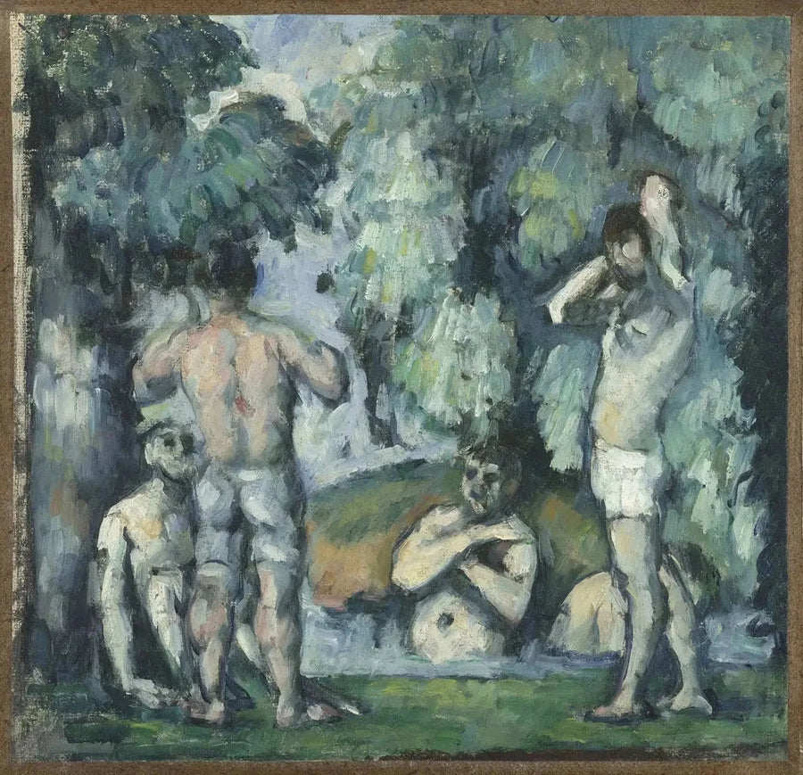 Pięciu kąpiących się - Paul Cézanne