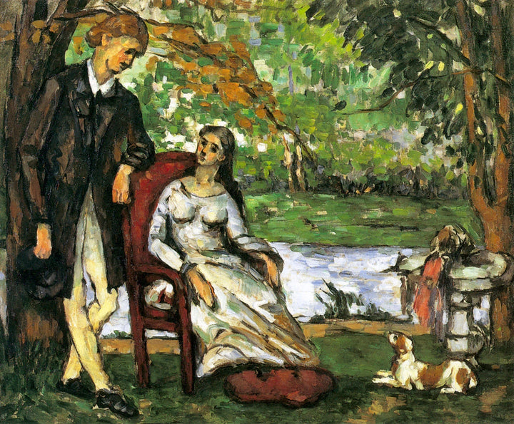 Rozmowa, 1872-1873 - Paul Cézanne