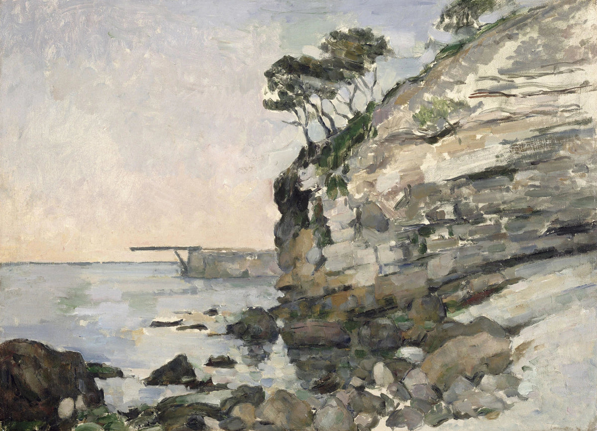 L'Estaque, efekt wieczorny, około 1871, być może 1876 - Paul Cézanne