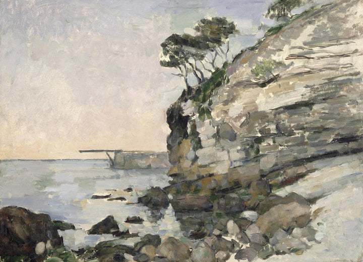 L'Estaque, efekt wieczorny, około 1871, być może 1876 - Paul Cézanne