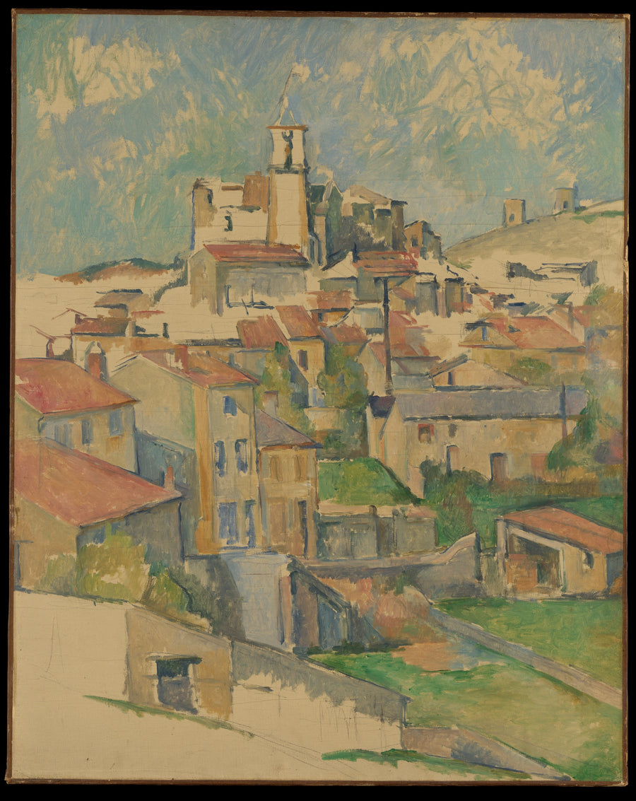 Gardanne (widok pionowy) - Paul Cézanne