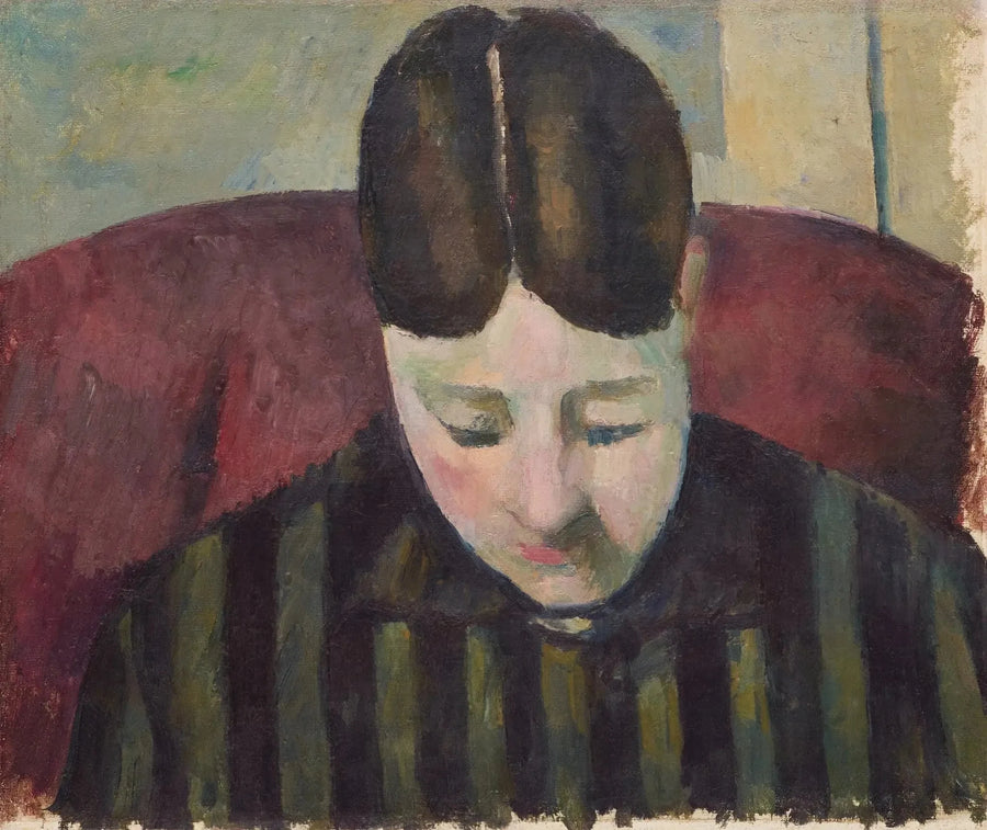 Portret Pani Cézanne - Paul Cézanne