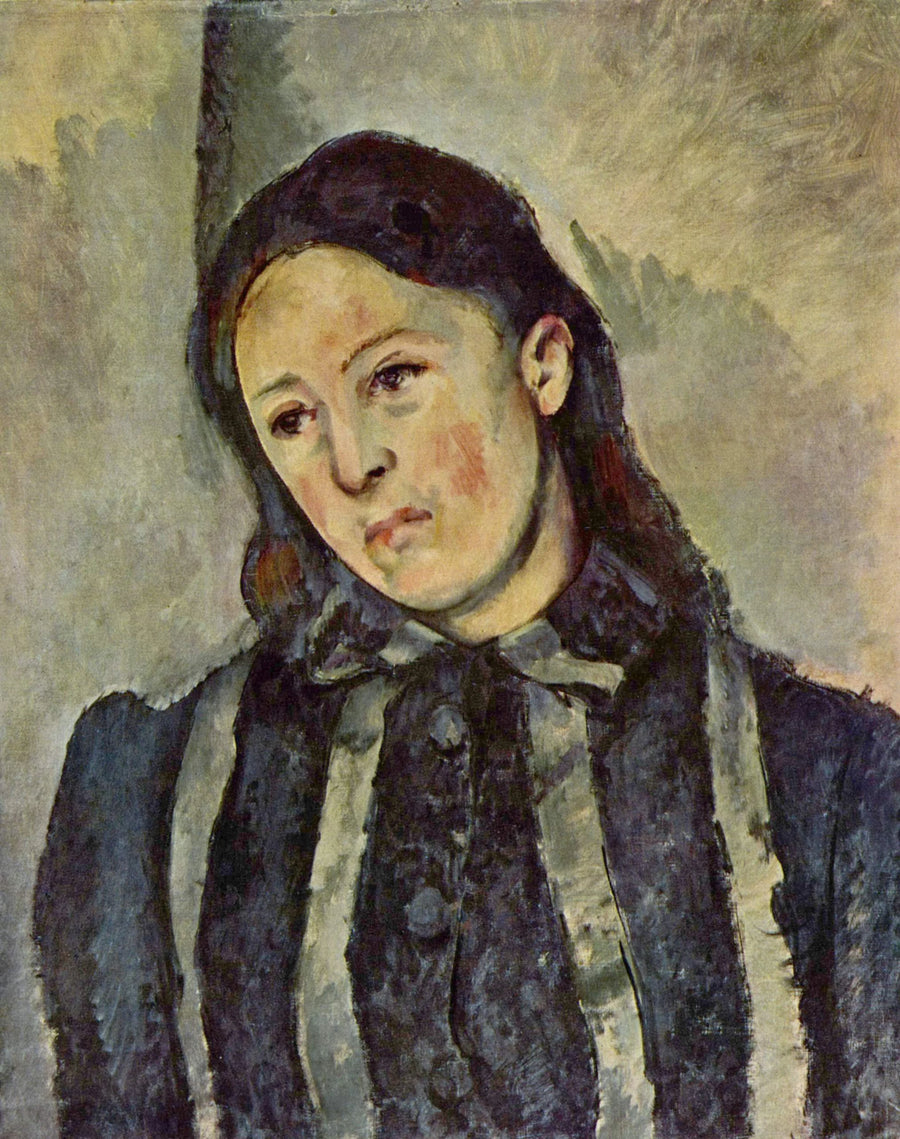 Pani Cézanne z rozpuszczonymi włosami - Paul Cézanne