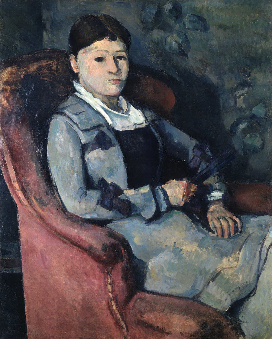 Pani Cézanne z wachlarzem - Paul Cézanne