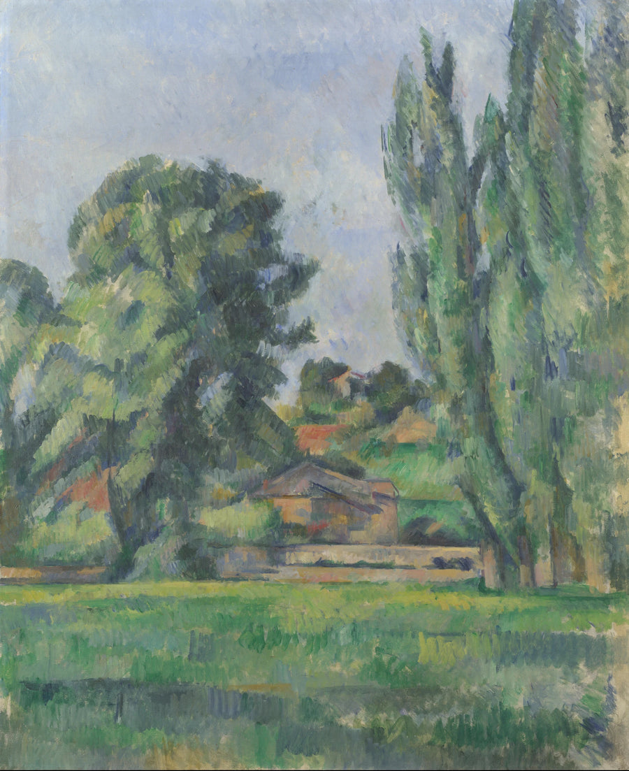 Krajobraz z topolami - Paul Cézanne