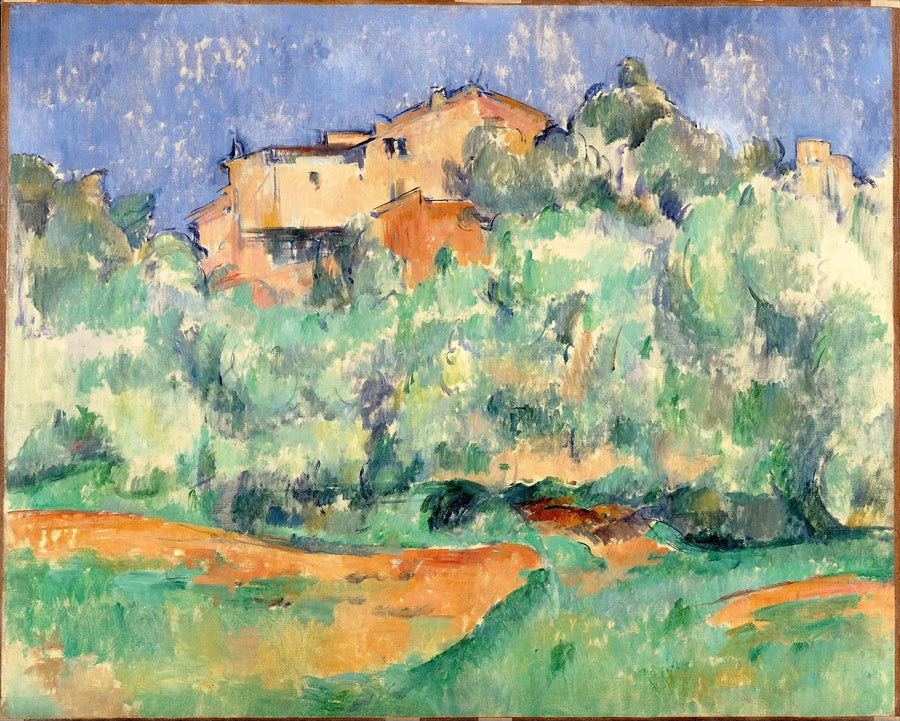 Dom Bellevue i gołębnik - Paul Cézanne