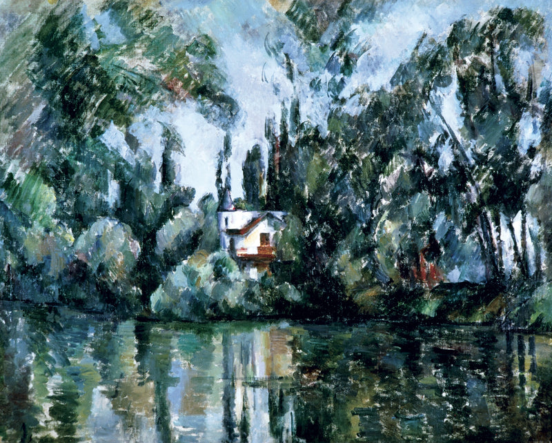 Dom nad brzegiem Marne - Paul Cézanne