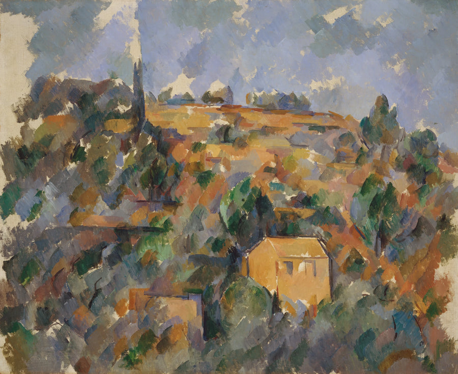 Domy na wzgórzu, Prowansja - Paul Cézanne