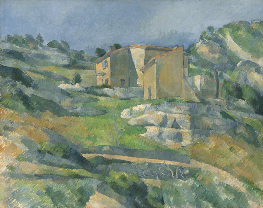 Domy w Prowansji: Dolina Riaux koło Estaque - Paul Cézanne