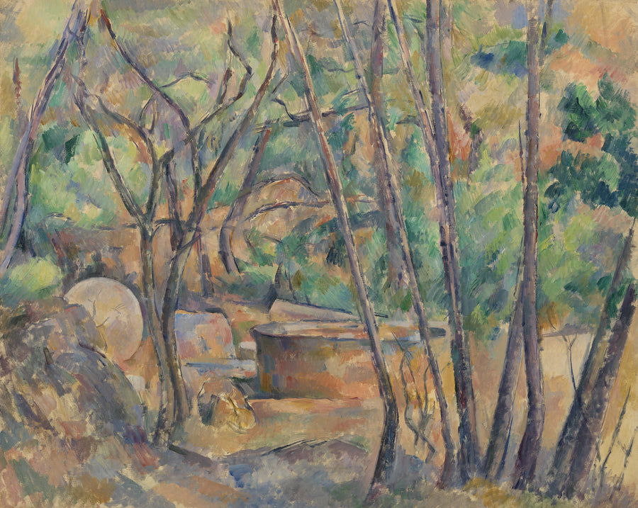 Młyn i zbiornik w lesie - Paul Cézanne