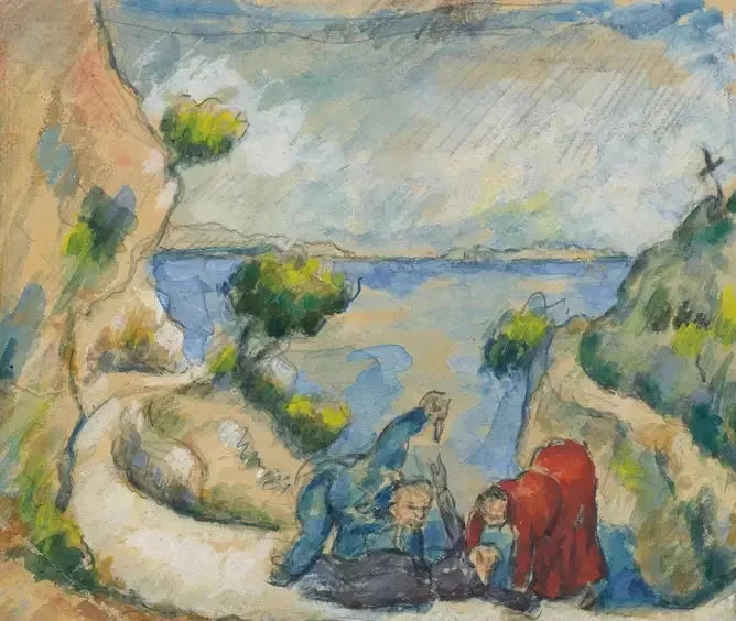 Zabójstwo w wąwozie - Paul Cézanne