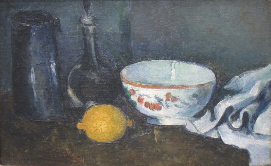 Pudełko z mlekiem i cytryną, I - Paul Cézanne