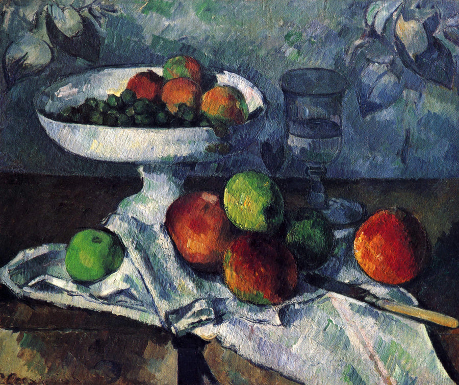 Martwa natura z paterą na owoce - Paul Cézanne