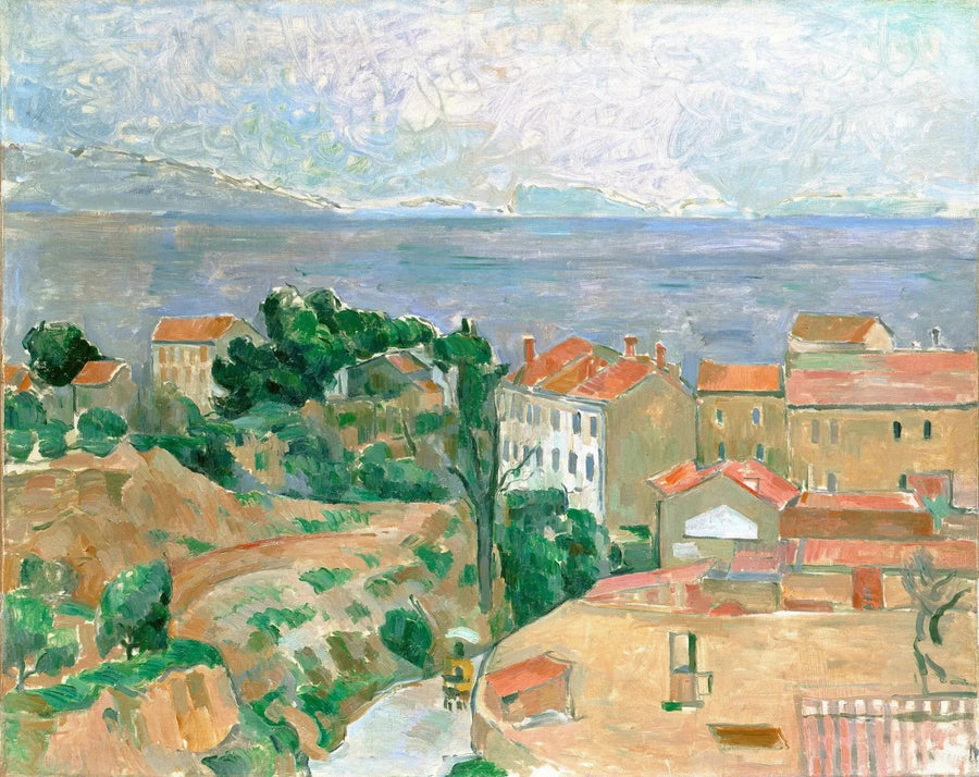 Widok na L'Estaque - Paul Cézanne