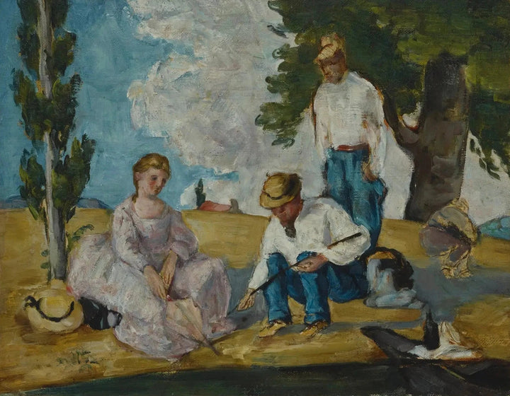 Impreza wędkarska, 1873 -1874 - Paul Cézanne