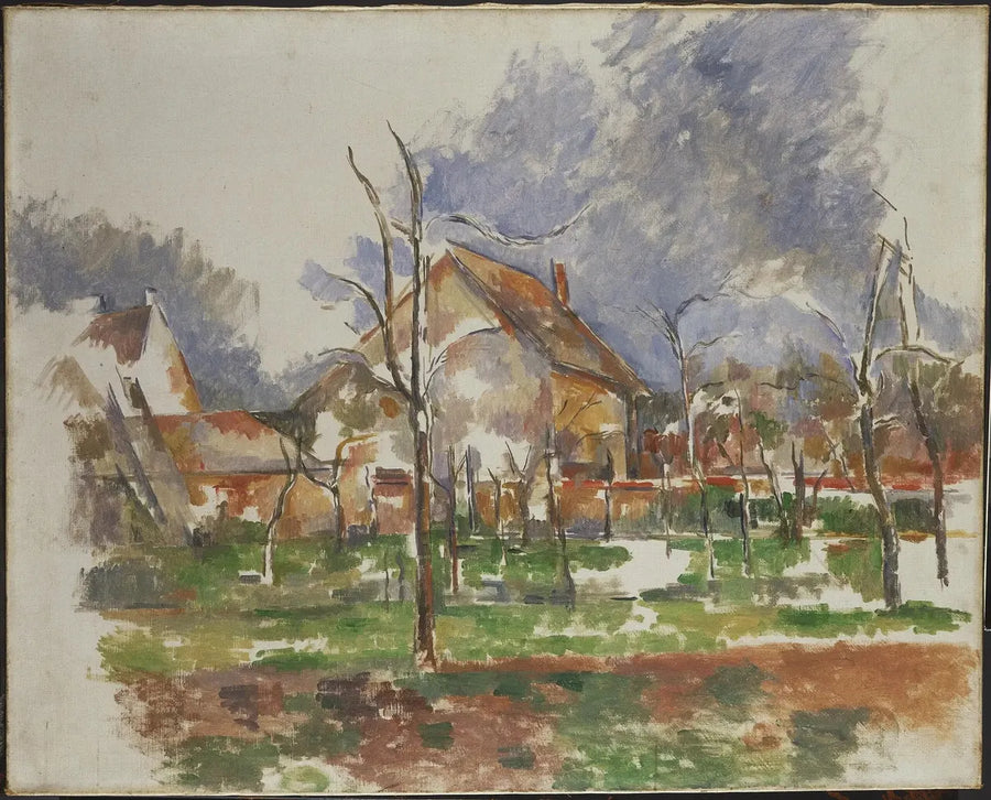 Zimowy krajobraz (Giverny) - Paul Cézanne