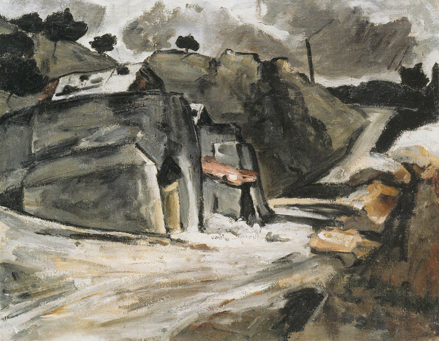 Pejzaż prowansalski (Skały w Estaque) - Paul Cézanne