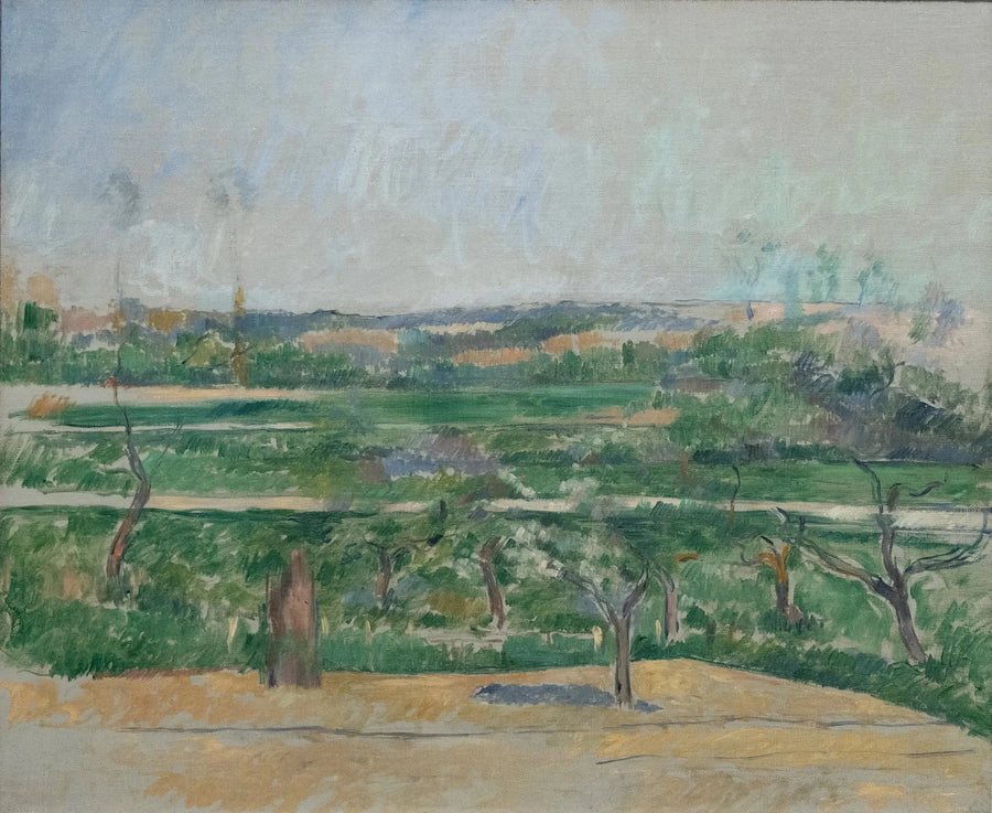 Pejzaż w Aix-en-Provence - Paul Cézanne