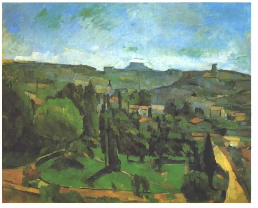 Le Pilon du Roi, widok na Bellevue, 1879 -1880 - Paul Cézanne