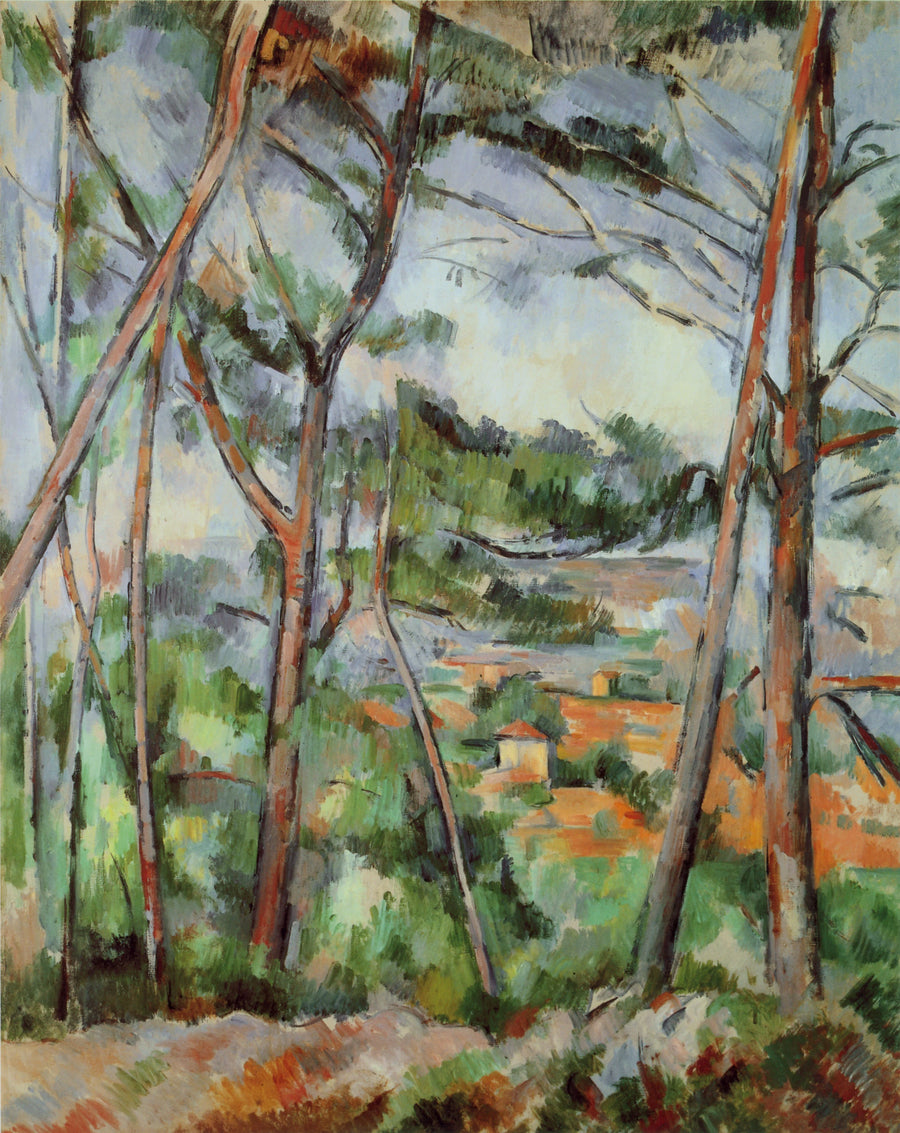Pejzaż okolic Aix (dolina Arc) - Paul Cézanne