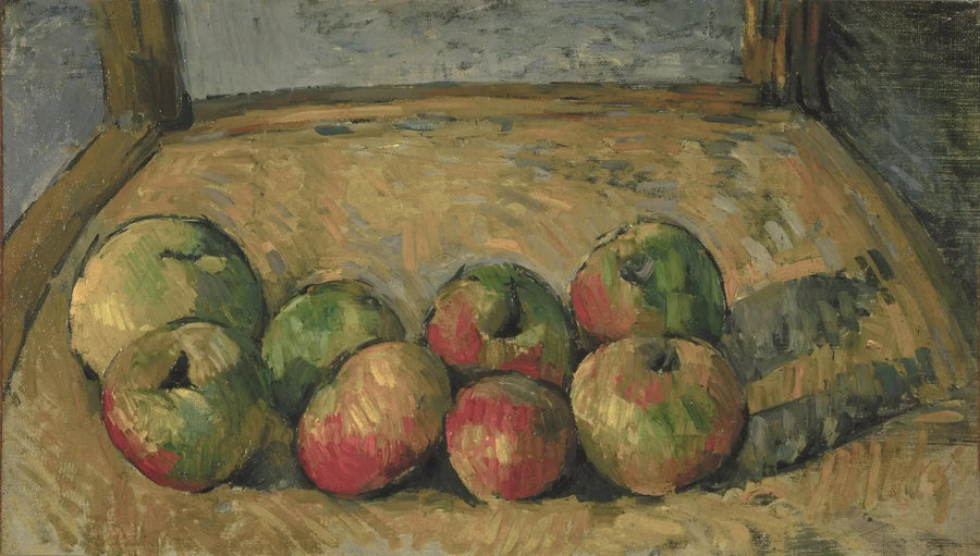 Jabłka na krześle - Paul Cézanne