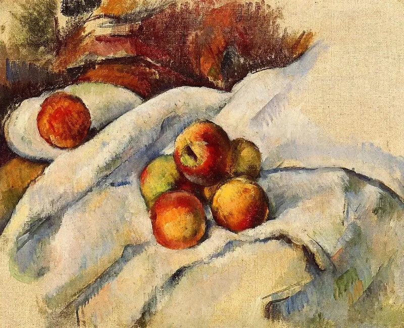 Jabłka na płótnie - Paul Cézanne