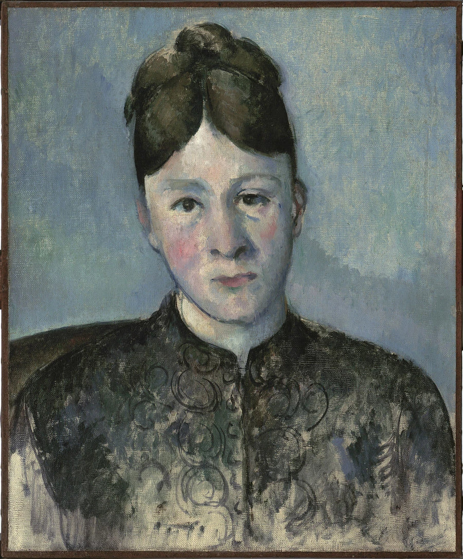 Portret Pani Cézanne - Paul Cézanne