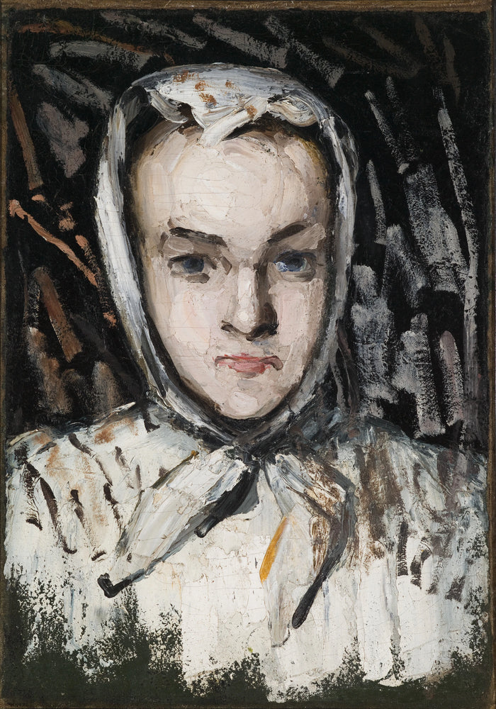 Portret Marii Cézanne, siostry artysty, 1866 -1867 - Paul Cézanne