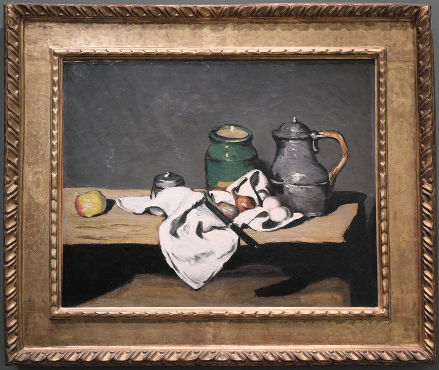 Zielony dzbanek i cyna czajnik - Paul Cézanne
