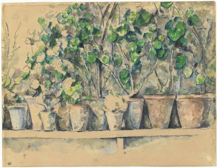 Doniczki - Paul Cézanne
